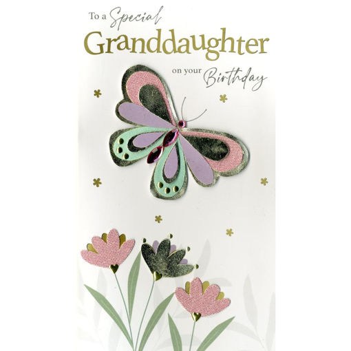 Picture of TO A SPECIAL GRANDDAUGHTER  BIRTHDAY CARD